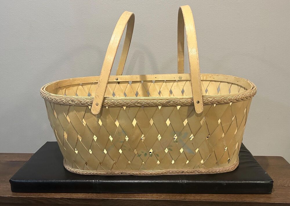 Antique Splint Weave Basket